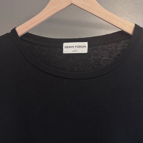 Aritzia: Denim Forum Cotton Tee - Picture 3 of 4
